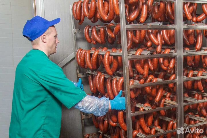 Работа вахтой с питанием разнорабочие цех колбасы