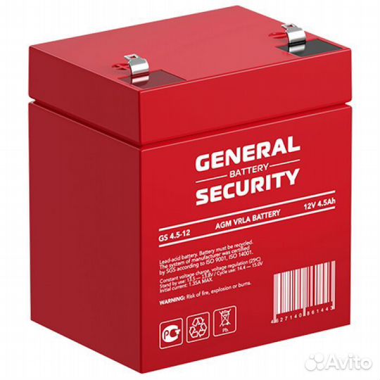 Аккумулятор General Security GS 4.5-12 оптом