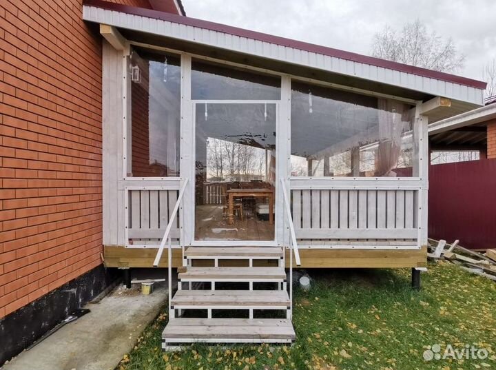 Мягкие окна для террасы