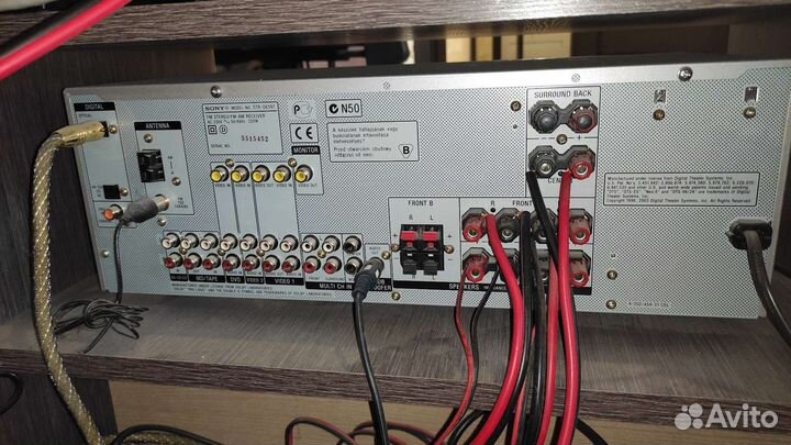 Домашний кинотеатр 6.1, ресивер, колонки и саб