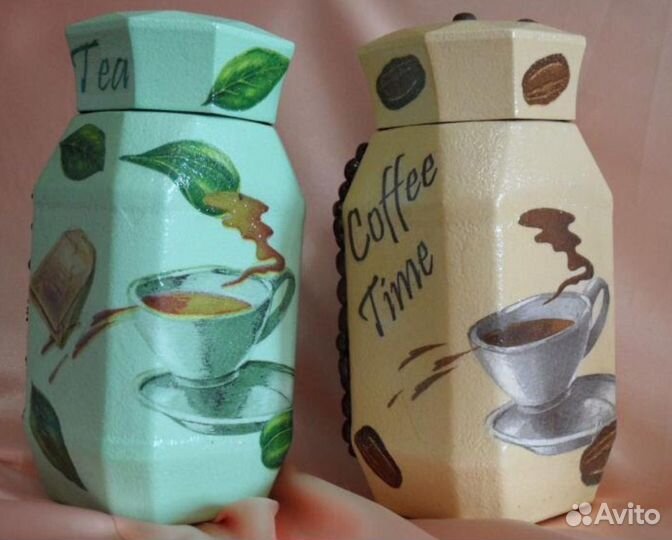 Банки стеклянные из под кофе