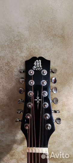 12-струнная акустическая гитара Madeira HW-812BK