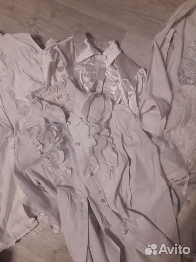 Блузка белая