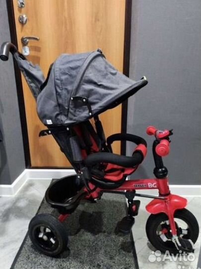 Велосипед коляска с ручкой