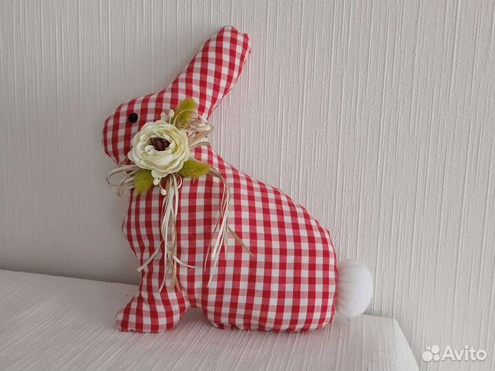 Интерьерный декор (текстильный кролик)