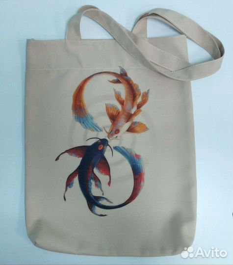 Cумка шопер с печатью