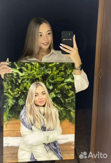 Портрет по фото на Холсте