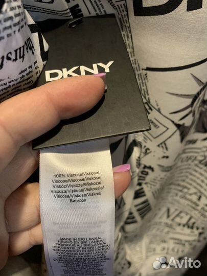 Платье халат кимоно dkny вискоза 48-52