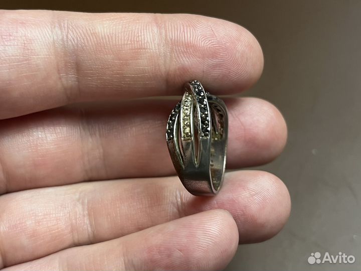 Кольцо бижутерия б/у