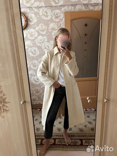 Пальто шерсть кашемир 44