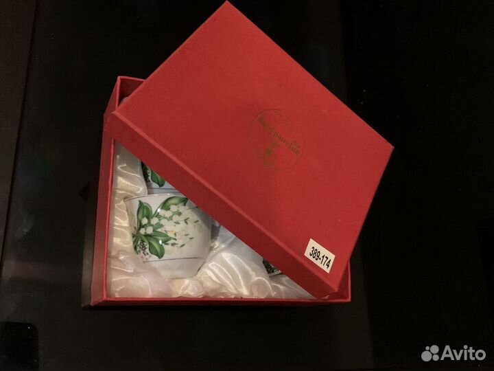 Фарфоровая кофейная пара