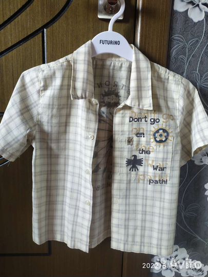 Рубашка для мальчика 122
