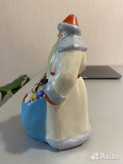 Дед мороз ленигрушка папье-маше СССР