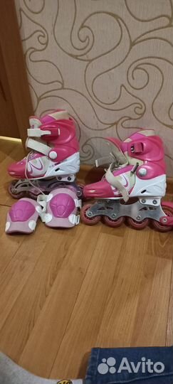 Ролики для девочки раздвижные
