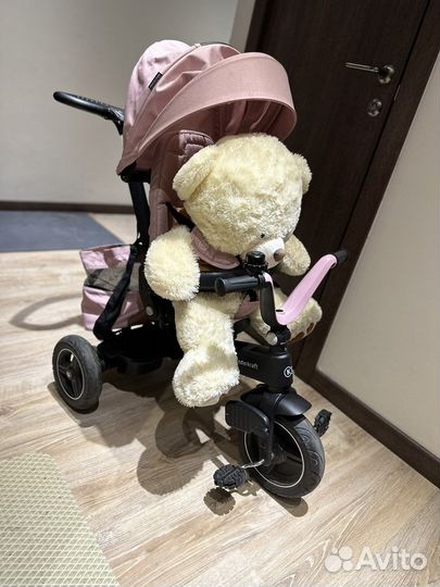 Детский велосипед с ручкой kinderkraft