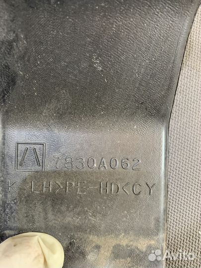 Воздуховод печки нижний левый Mitsubishi Lancer X