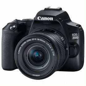 Фотоаппарат Canon EOS 250D Kit черный EF-S 18-55m