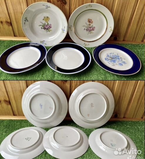 Фарфор СССР Тарелки Салатники Дулево Англия Польша
