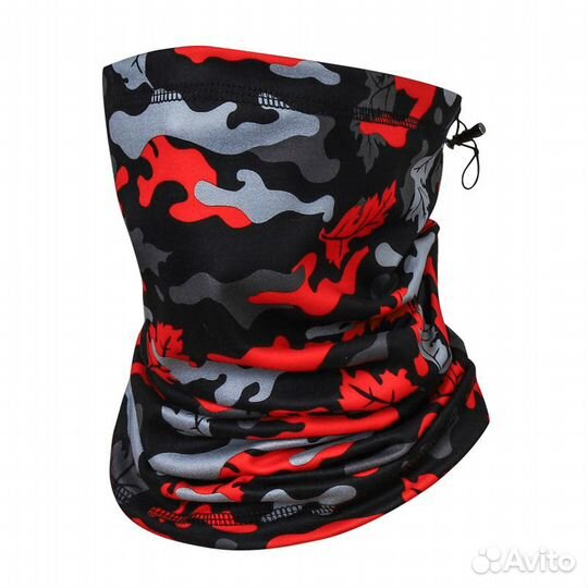 Бафф труба CS13 Camo Woodland Red