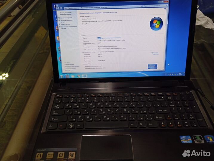 Ноутбук lenovo g580