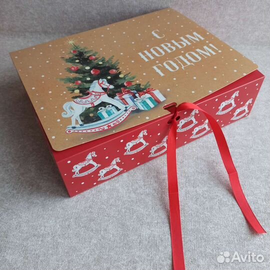 Коробка подарочная «Новый год», 31 24,5 9 см