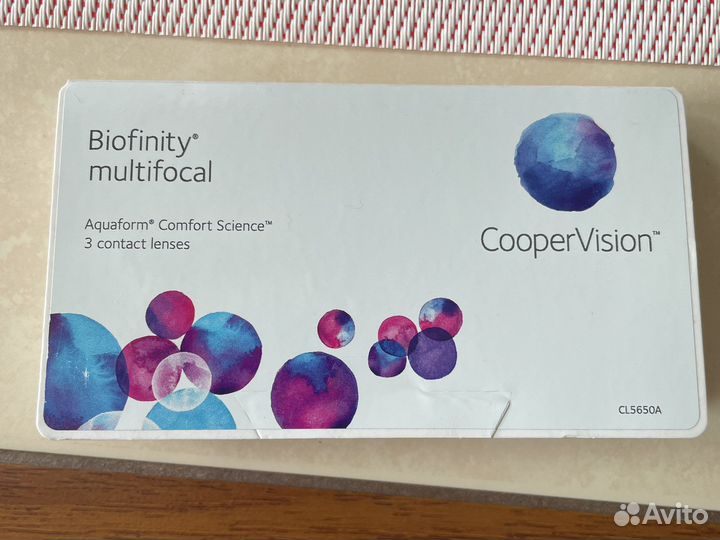 Линзы контактные мультифокальные -5,00 / + 1,5