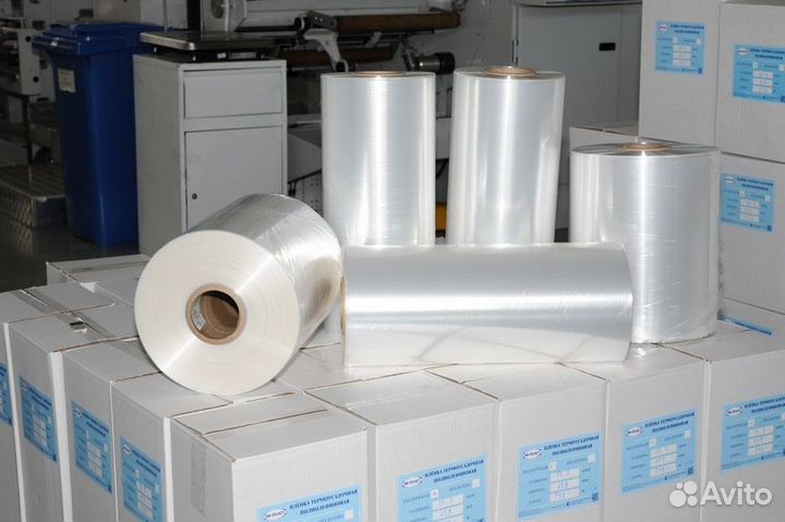 Пленка термоусадочная поф 350мм, 19 мкм, 600 м