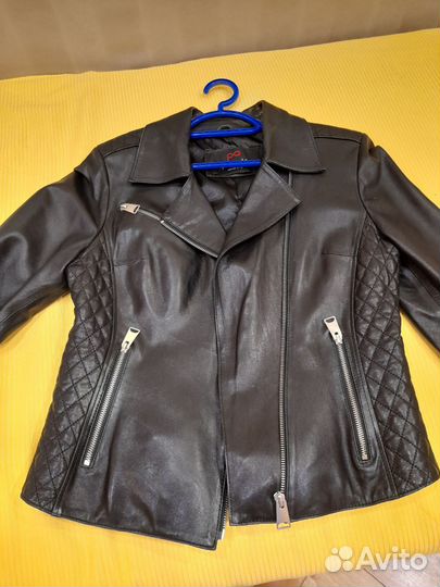 Куртка кожаная женская 44 46 натуральная