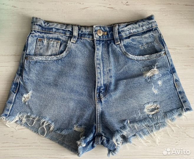 Шорты zara authentic denim