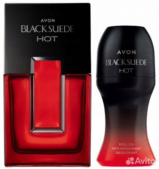 Black suede Hot Avon мужской набор