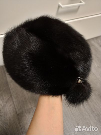 Берет женский норковый