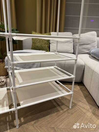 Вешалка для одежды напольная, рейл для одежды