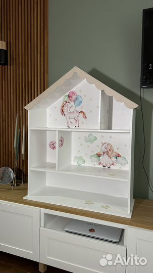 Большой кукольный домик деревянный