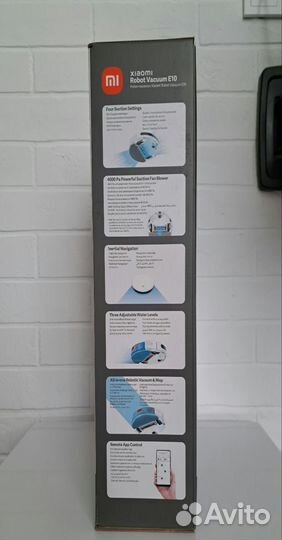 Робот пылесос xiaomi robot vacuum E10 новый