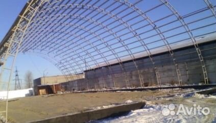 Фермы для арочного ангара 12х6