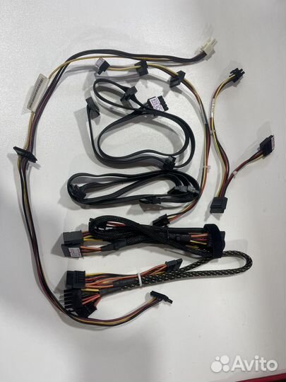 Кабеля для модульных блоков питания SATA molex 6PI