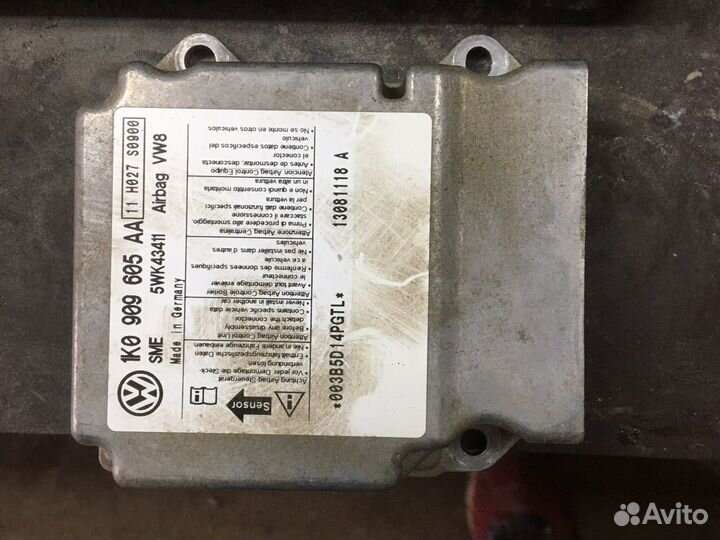 Подушка безопасности в руль skoda octavia a5