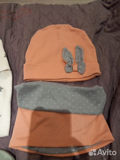 Шапки+ снуды пакетом 48-52