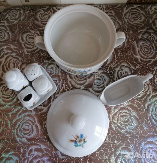 Компотница, Супница, чайные пары