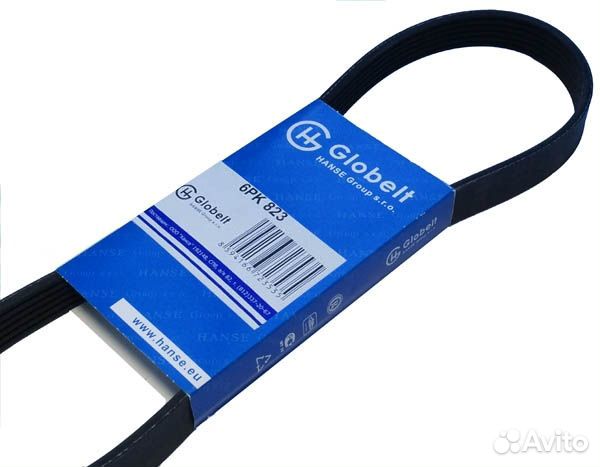 Ремень приводной поликлиновой 6PK823