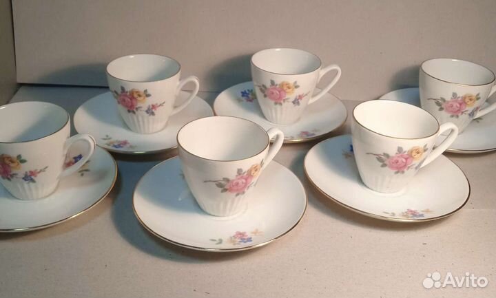 Сервиз кофейный Чехословакия и Рига