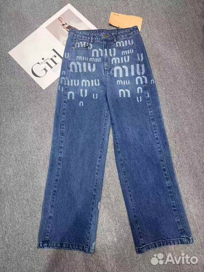 Джинсы miu miu