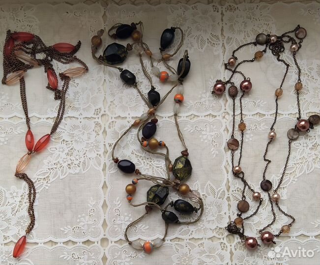 Бусы и винтажная бижутерия
