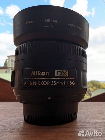 Объектив nikon 35 mm 1.8