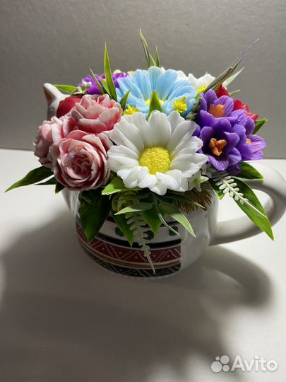 Букет цветов из мыла