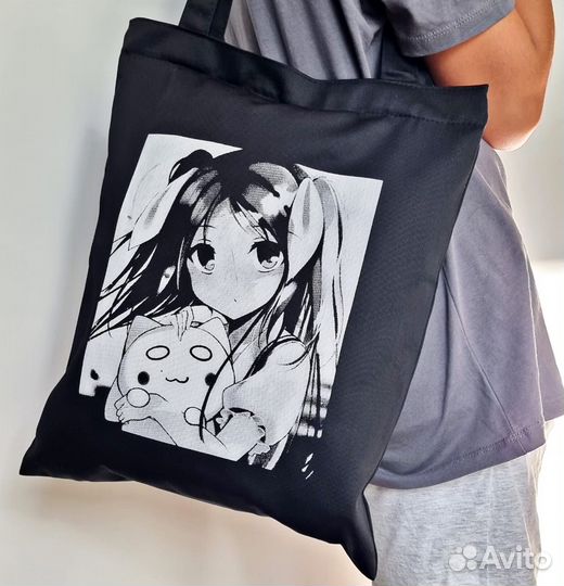 Шопер тканевый аниме