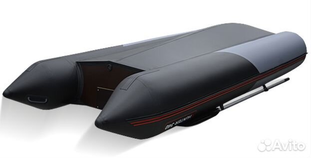 Лодка Хантер 340 серая