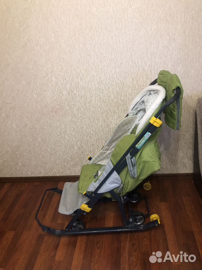 Детские санки коляска