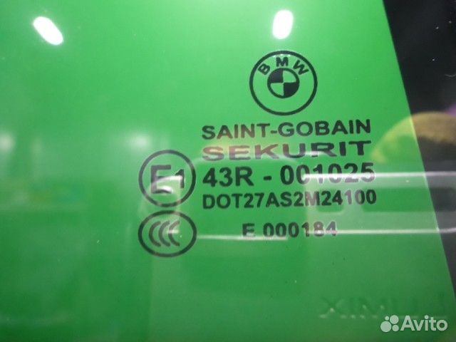 Стекло двери задней правой форточка Bmw 7 серия F01/F02 с 2008г