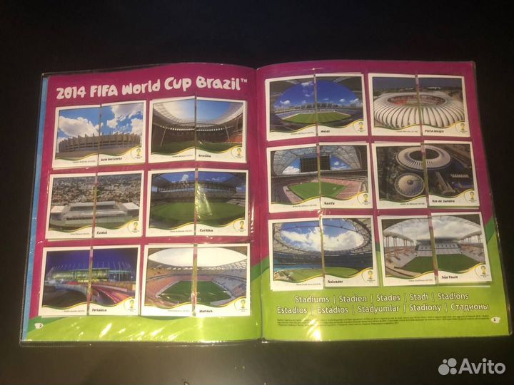 Сет+Альбом Panini Чемпионат мира 2014 в Бразилии